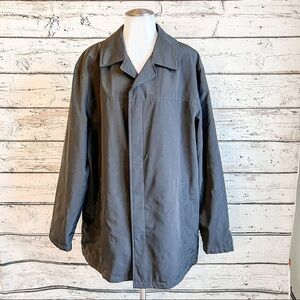 Mens black Reaction Kenneth Cole short trench coat